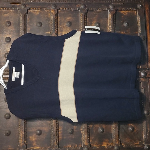 Smith and Watkins 100% cotton sweater vest Fisherman Core - Picture 1 of 5